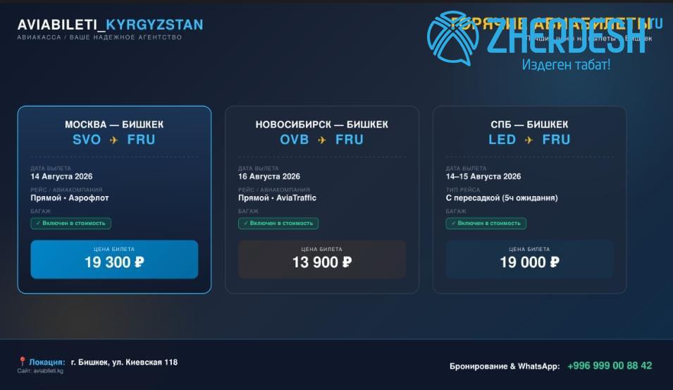Продажа авиабилетов по всем направлениям